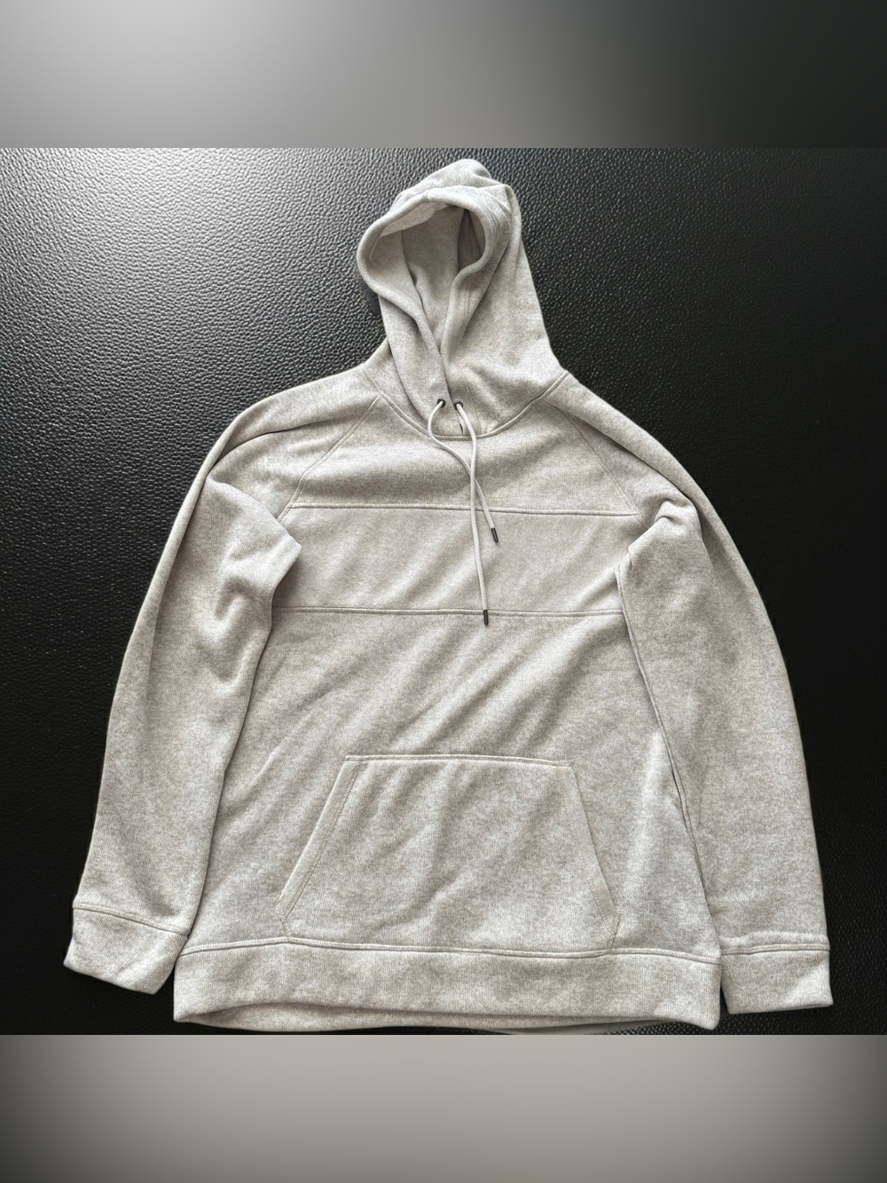 Light Gray Men's Lightweight Hooded Shirt Jacket